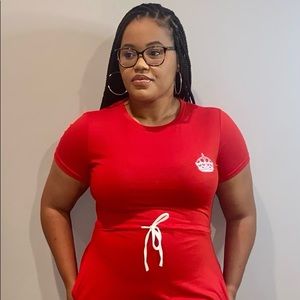 Summer tshirt dress with queen emblem